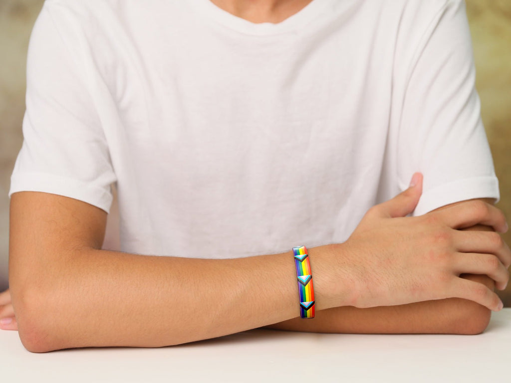 Daniel Quasar Flag Silicone Bracelets