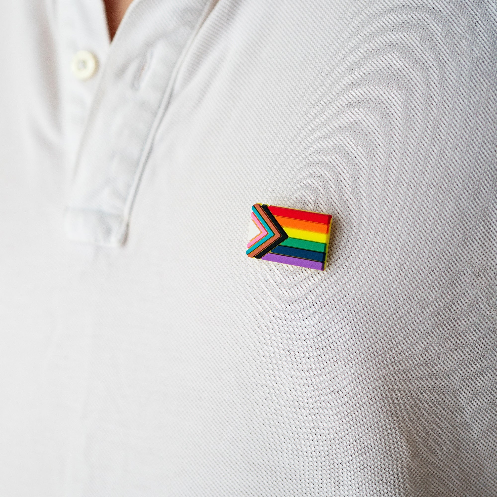 Daniel Quasar Rectangle Shaped Flag Silicone Flag Pins