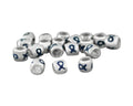 Dark Blue Ribbon Awareness Barrel Charms