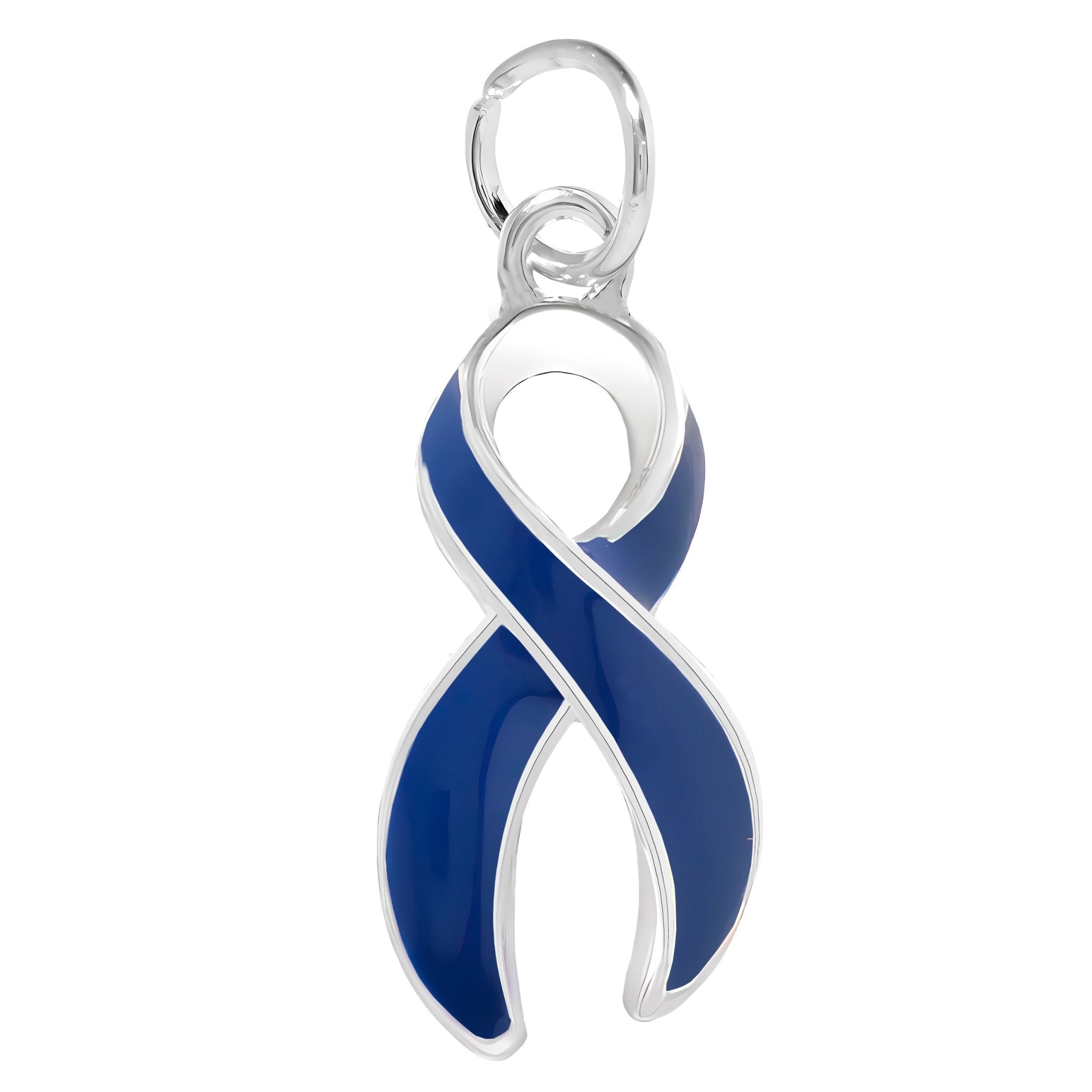 Dark Blue Ribbon Awareness Charms