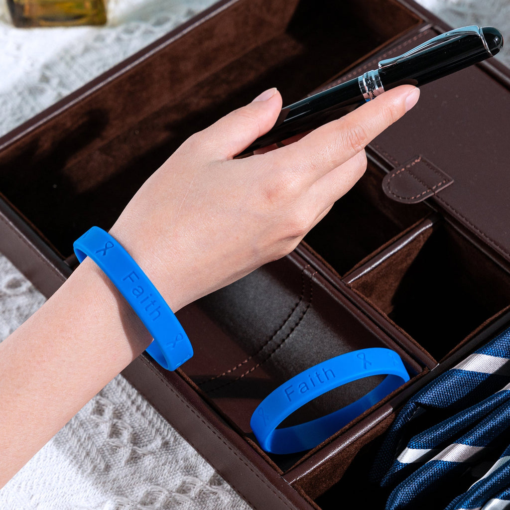 Dark Blue Silicone Bracelets