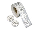 Difference Black Ribbon Awareness Stickers (500 per Roll)