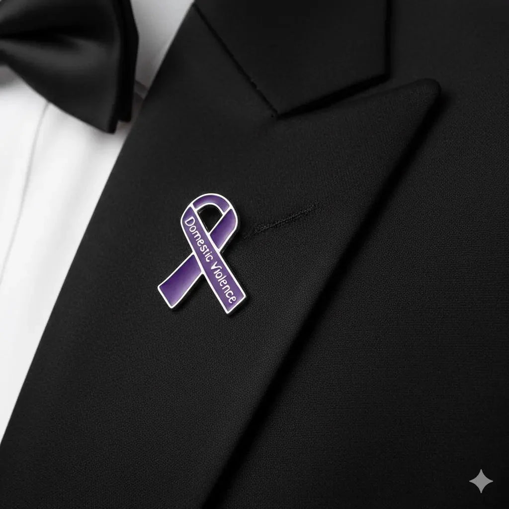 Domestic Violence Awareness Ribbon Pins