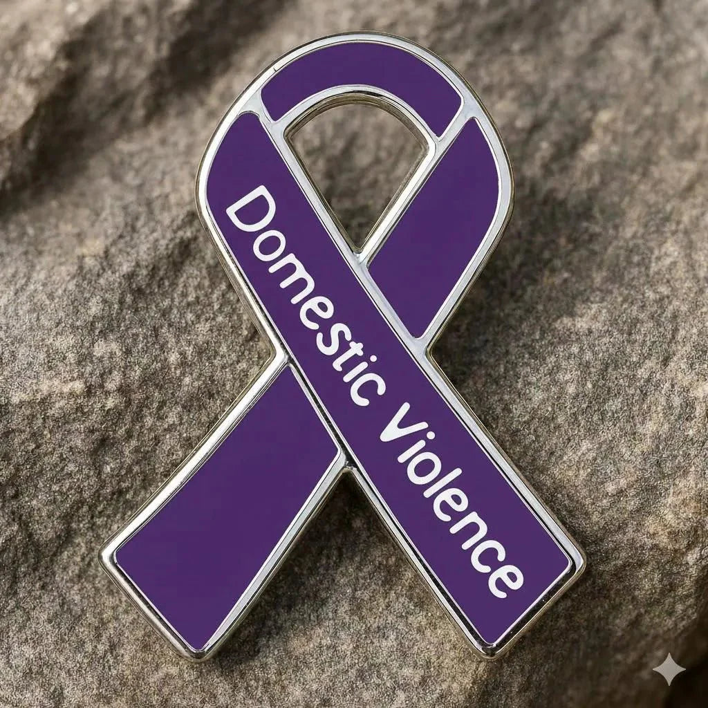Domestic Violence Awareness Ribbon Pins