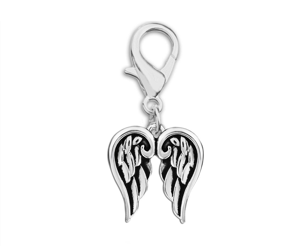 Double Angel Wings Religious Hanging Charms