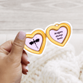 Dragons Always Know Locket Sticker