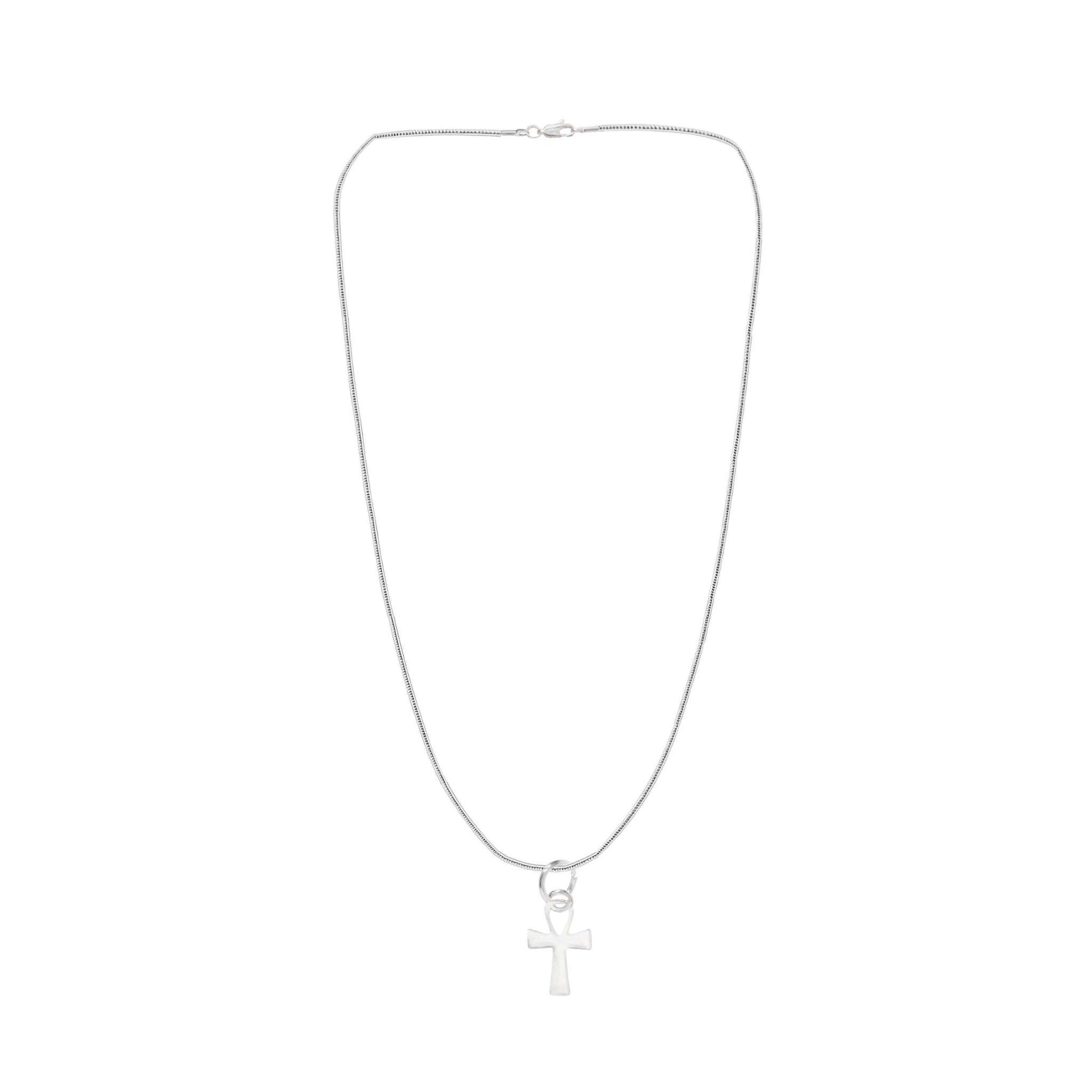 Elegant Silver Cross Necklaces