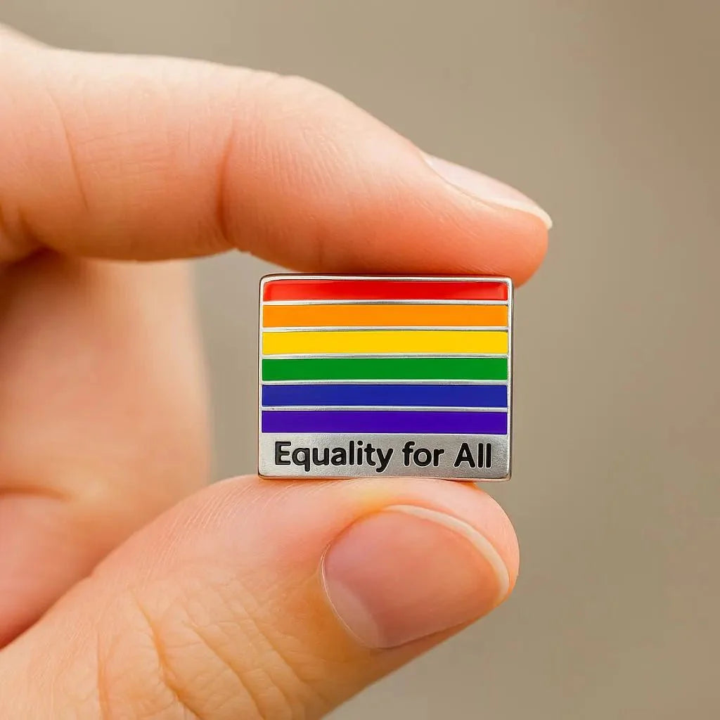Equality For All Rainbow Flag Pins