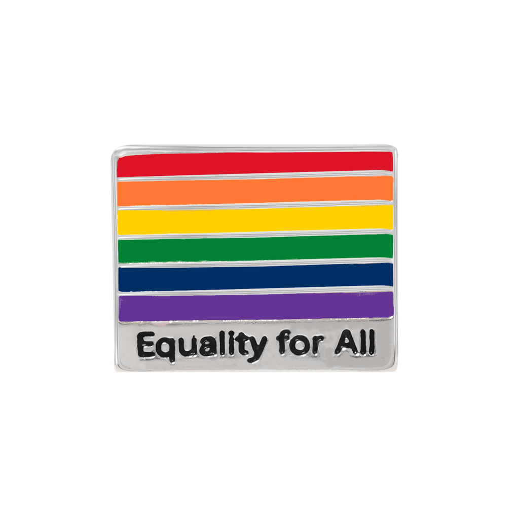 10 Pack Quality For All Rainbow Flag Pins