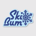 Ski Bum Sticker
