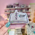 Fantasy Reader Open Book Sticker