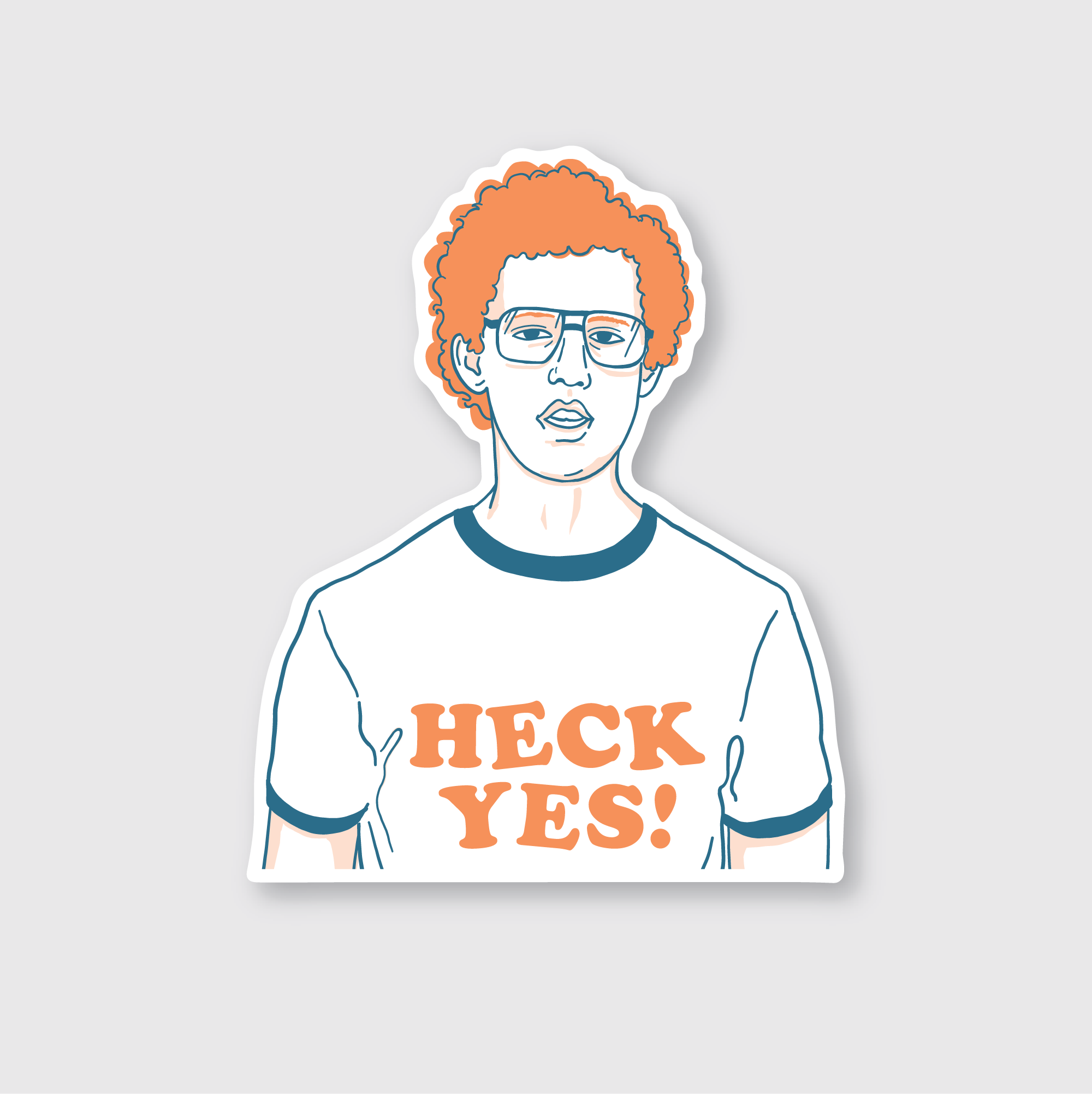 Heck Yes Sticker