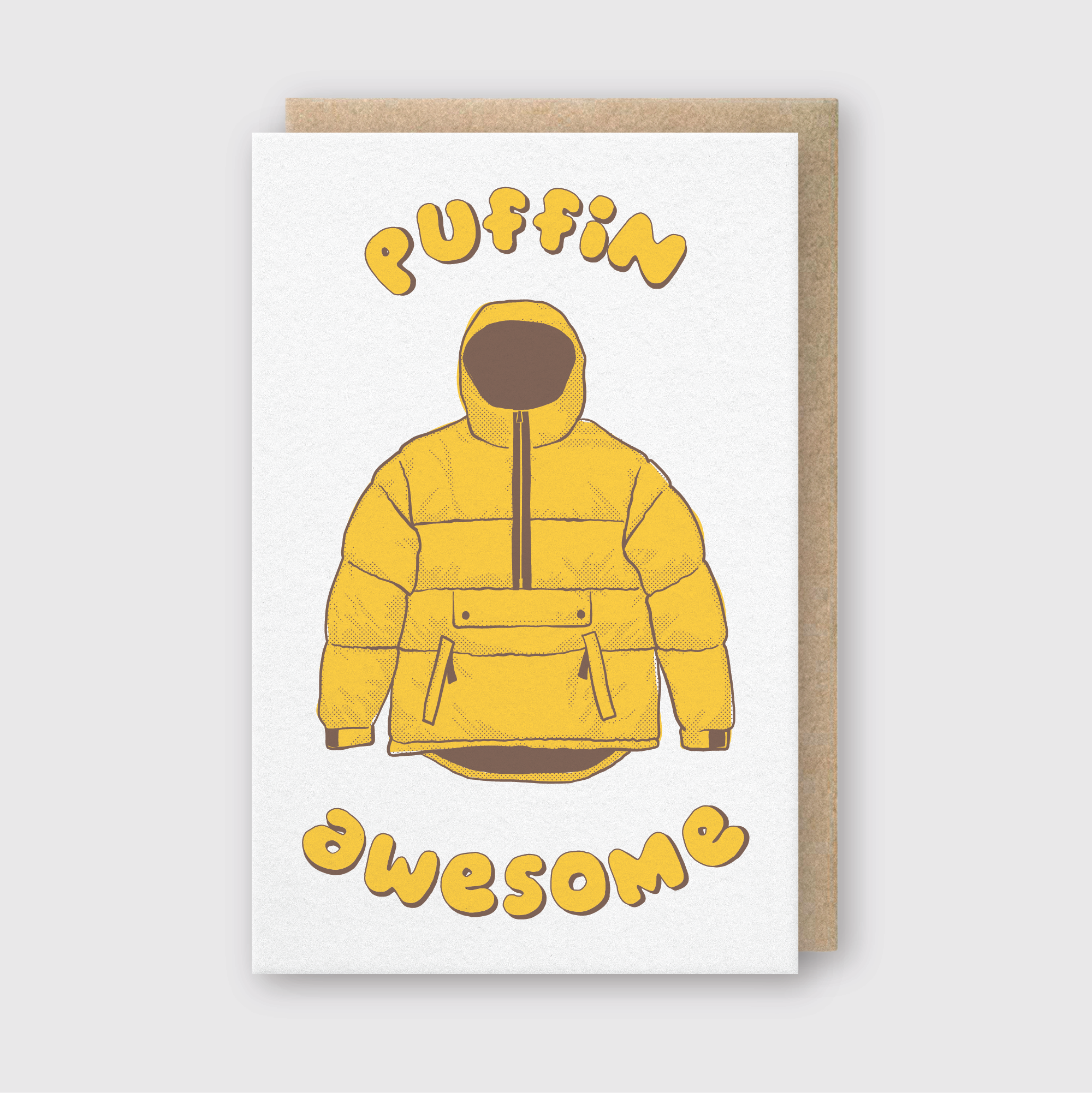 Puffin Awesome Greeting Card