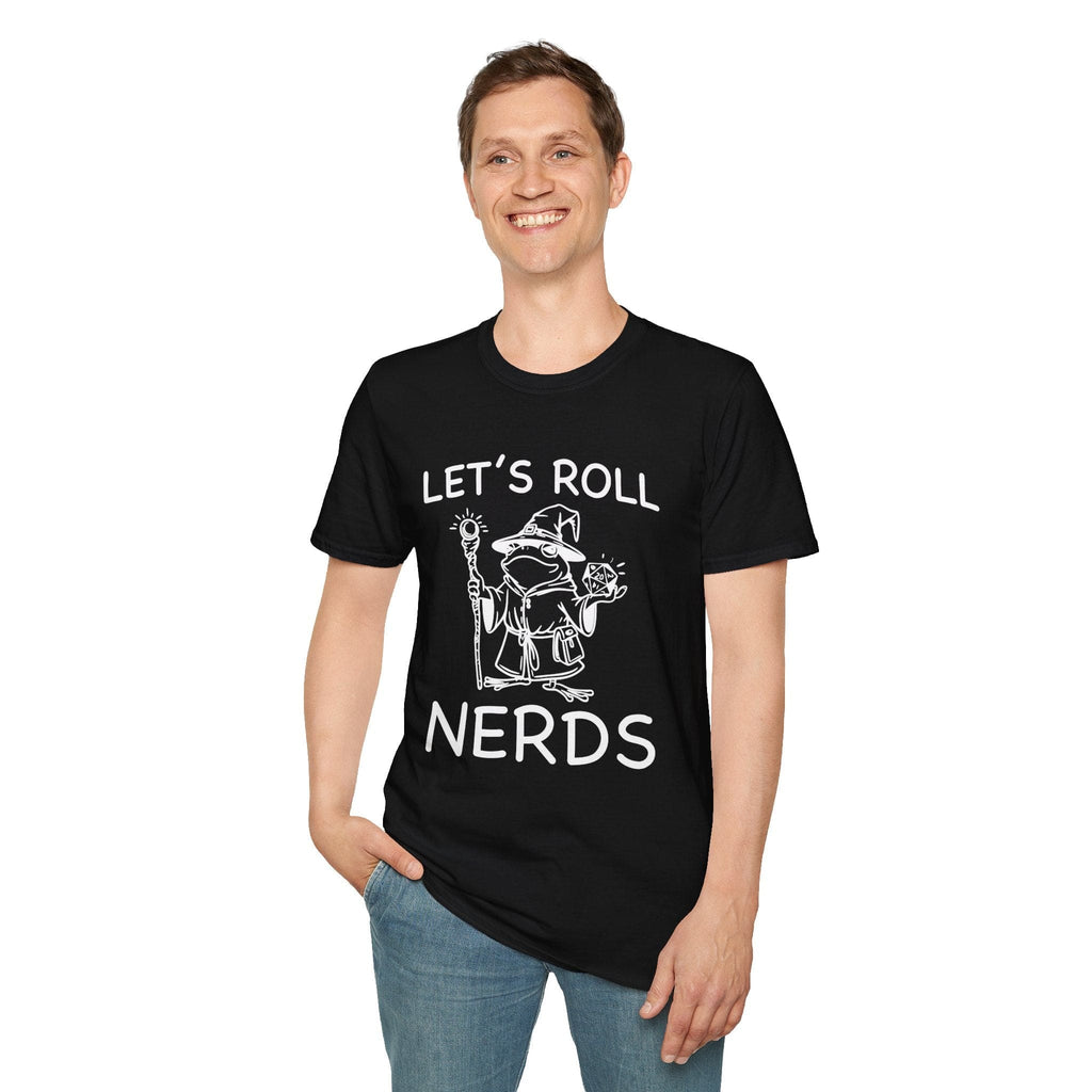 Funny D&D "Let’s Roll Nerds" Shirt