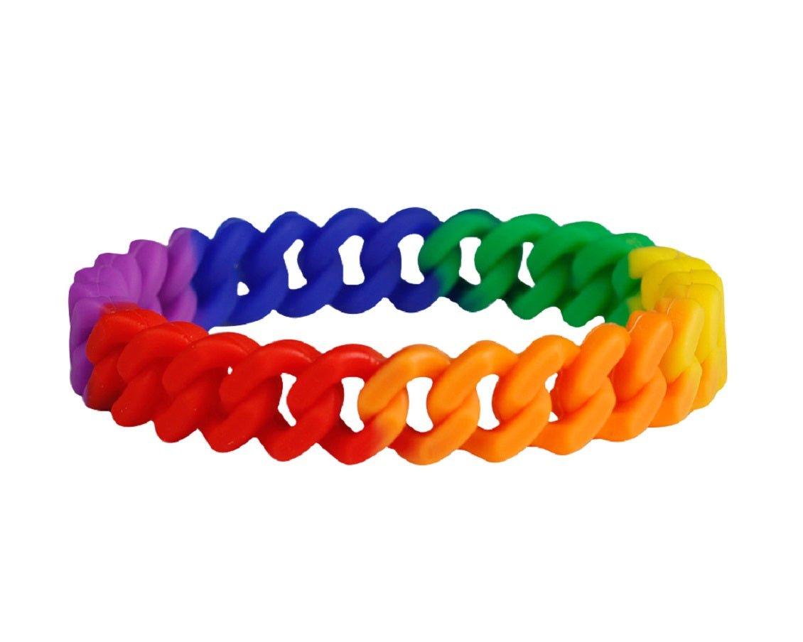 Gay Pride Chain Link Bracelet Variety Bundle (30 Pieces)