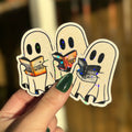 Ghost Reading Fourth Wing Trio Sticker Bundle
