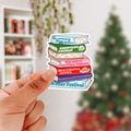TV Show Winter Books Sticker