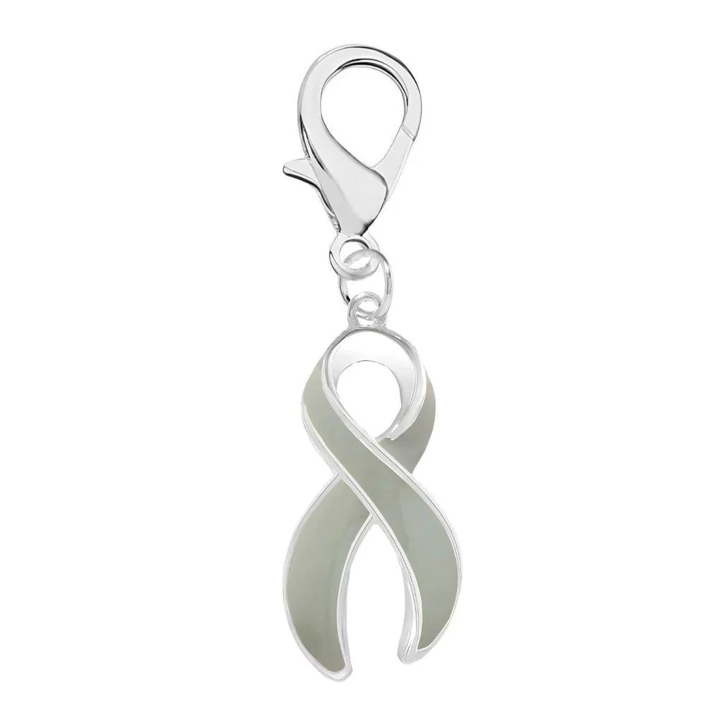 Gray Ribbon Hanging Charms