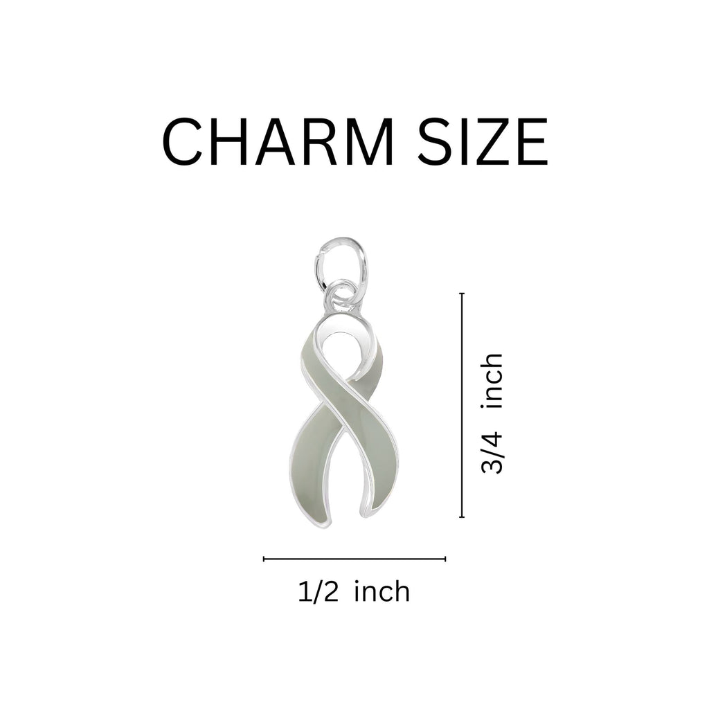 Gray Ribbon Rope Style Bracelets