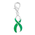 Green Ribbon Hanging Charms