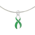 Green Ribbon Necklaces