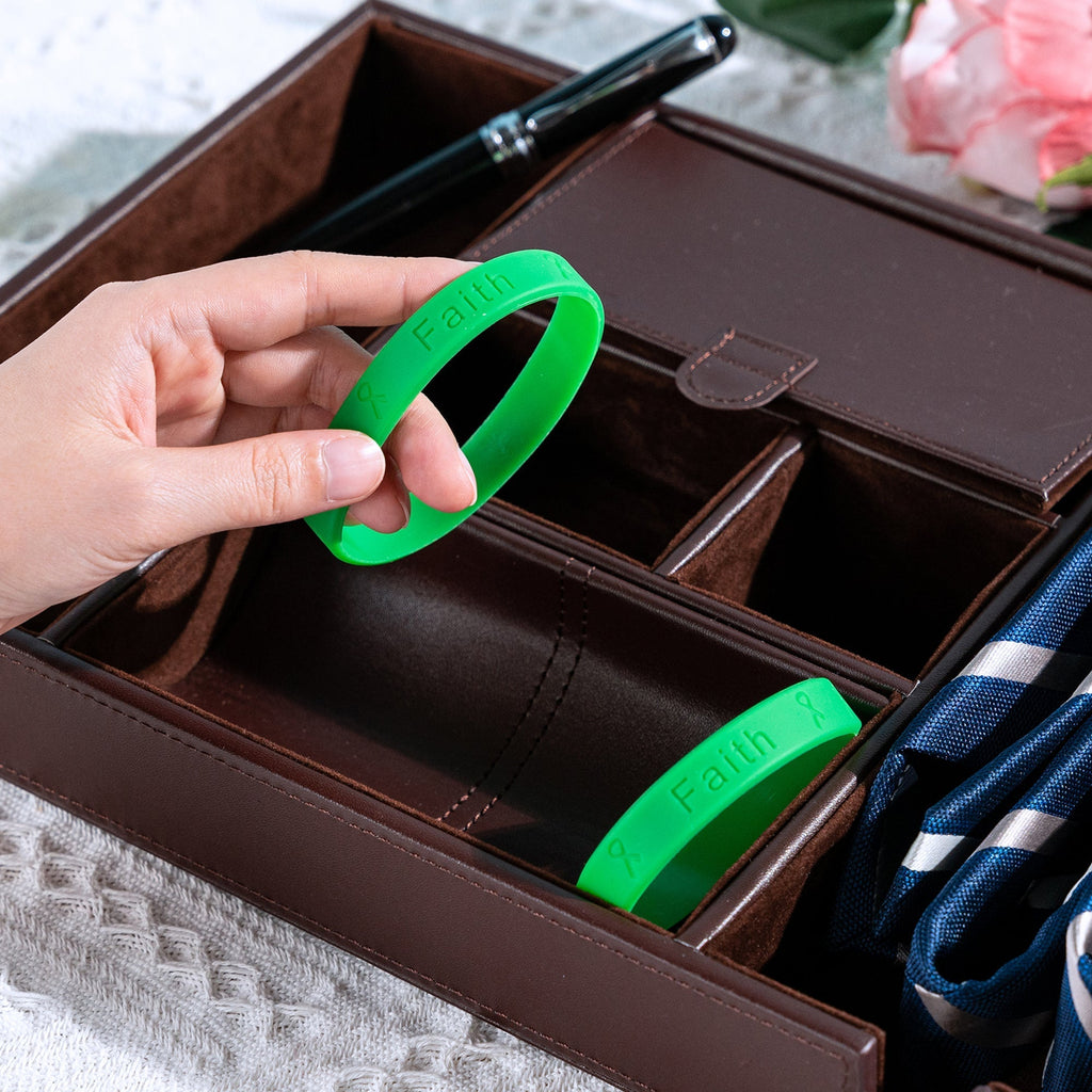 Green Silicone Bracelets