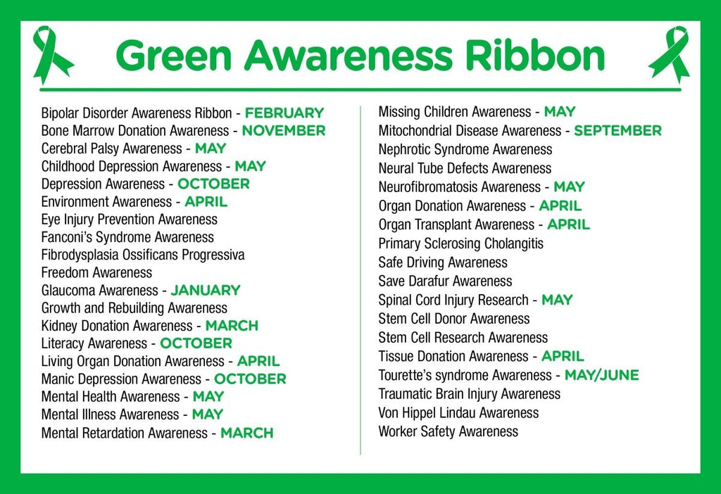 Green Silicone Bracelets