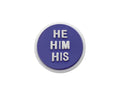 He Him Pronoun Silicone Pins