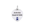Heart Shaped Arthritis Awareness Charms
