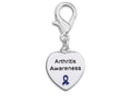 Heart Shaped Arthritis Awareness Hanging Charms