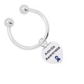 Heart Shaped Arthritis Awareness Key Chains
