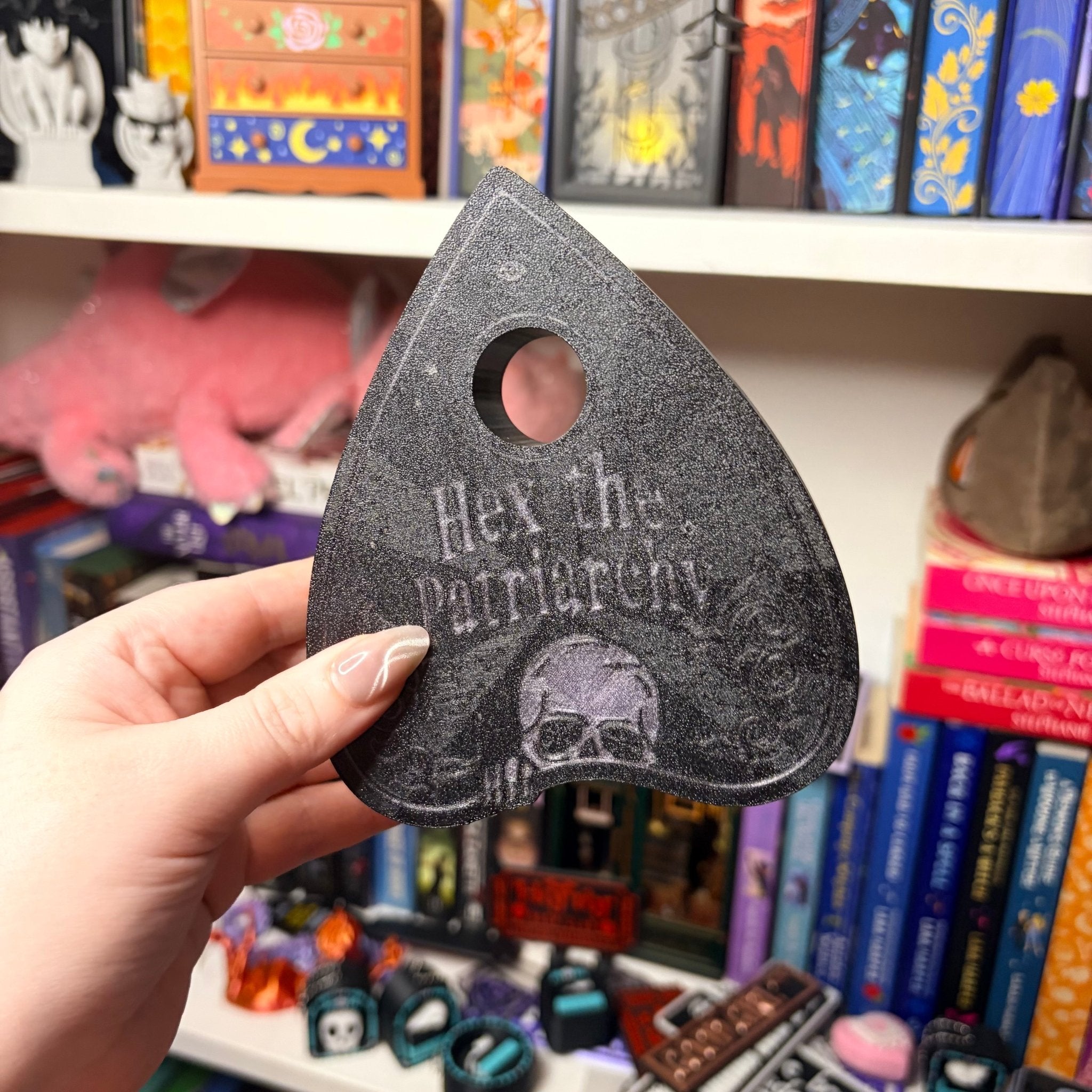 Hex the Patriarchy Light Up Book Nook