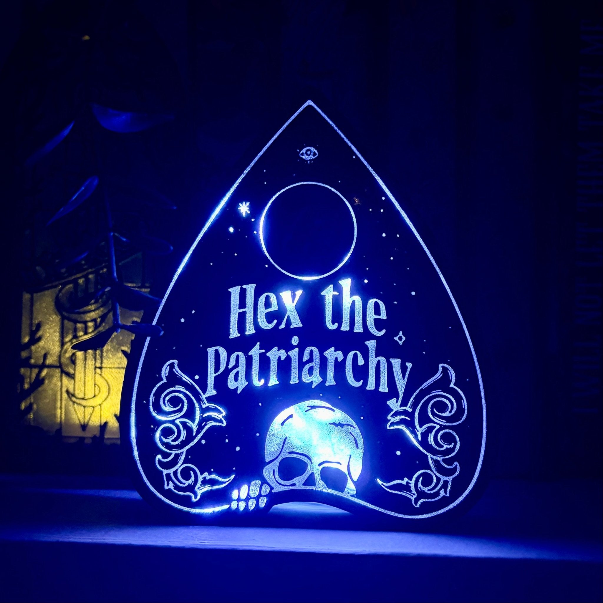 Hex the Patriarchy Light Up Book Nook