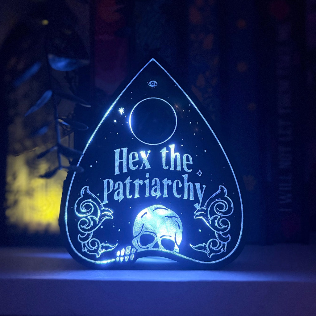 Hex the Patriarchy Light Up Book Nook