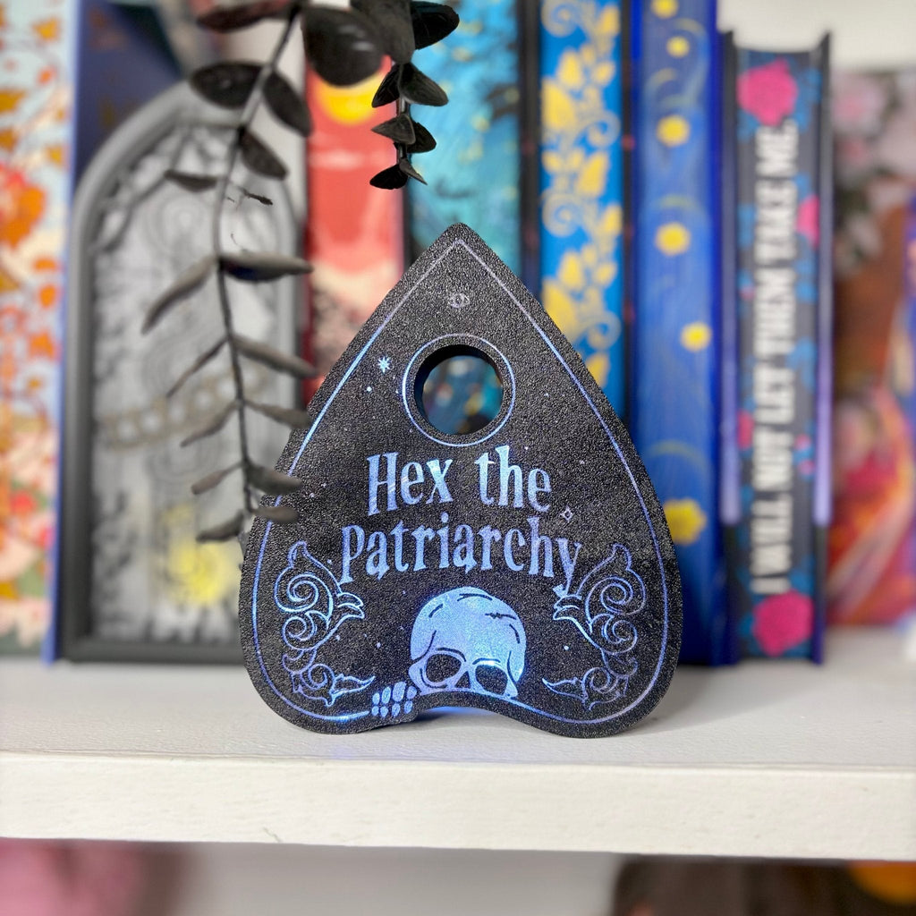 Hex the Patriarchy Light Up Book Nook