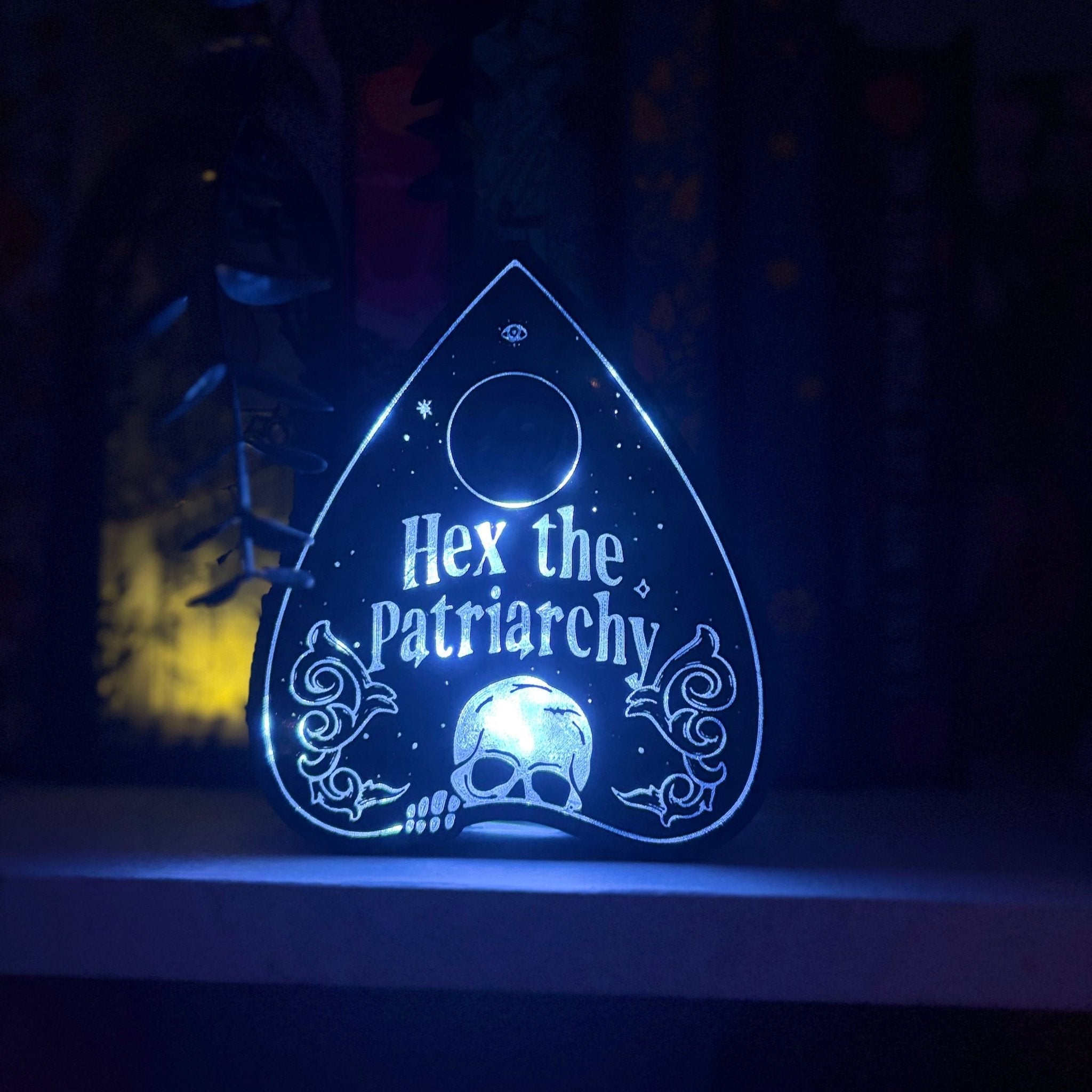 Hex the Patriarchy Light Up Book Nook