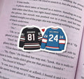Hockey Romance Heated Rivals Inspired Matte Sticker