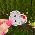 I Am Not Fast Matte Sticker