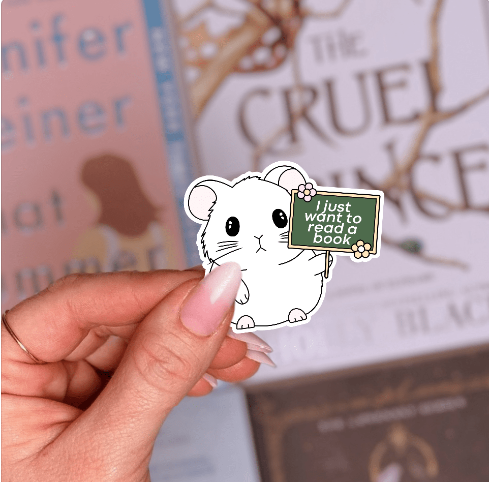 I Just Want to Read a Book Sticker