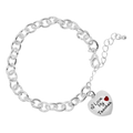 I Love My Teacher Chunky Charm Bracelets