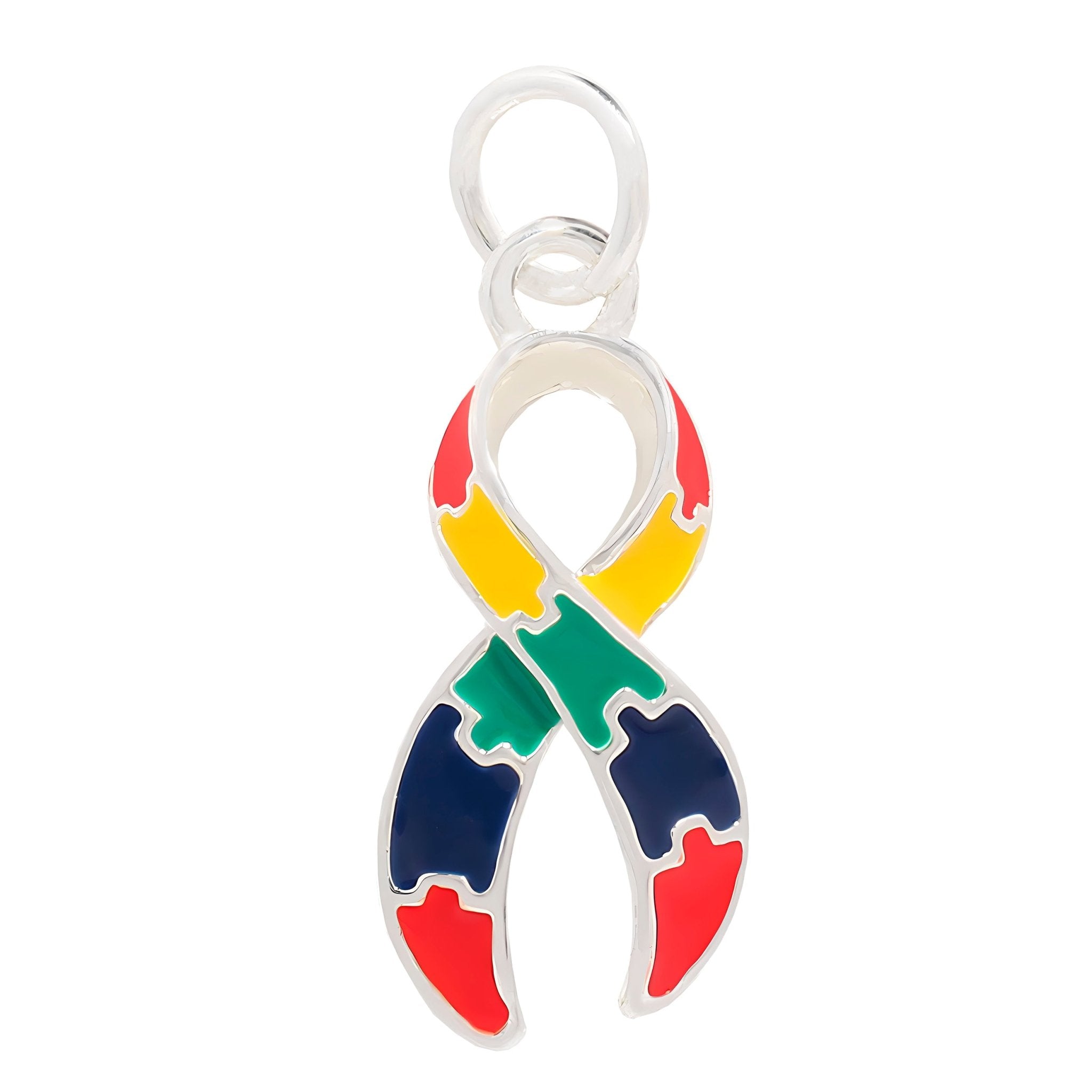Large Autism Awareness Ribbon Charms