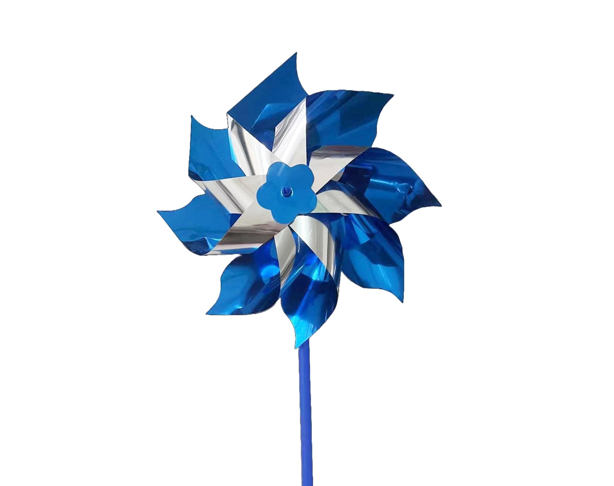 Large Blue Pinwheels for Child Abuse Prevention