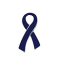 Large Flat Dark Blue Ribbon Pins