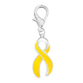 Large Gold Ribbon Hanging Charms