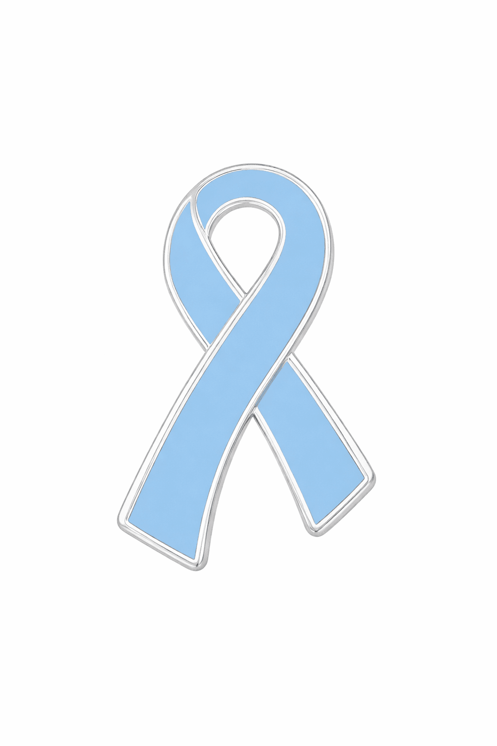 Large Light Blue Ribbon Pins