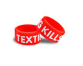 25 Pack Large Texting Kills Silicone Rings