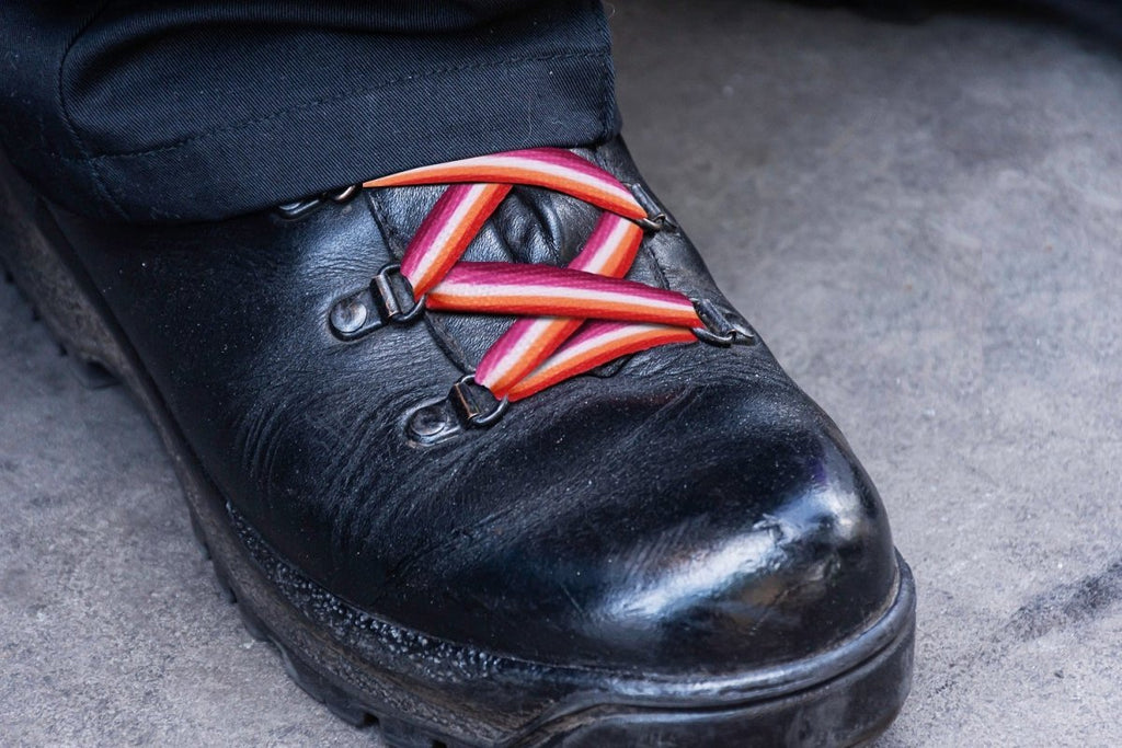 10 Pairs Lesbian Sunset Flag Shoe Laces