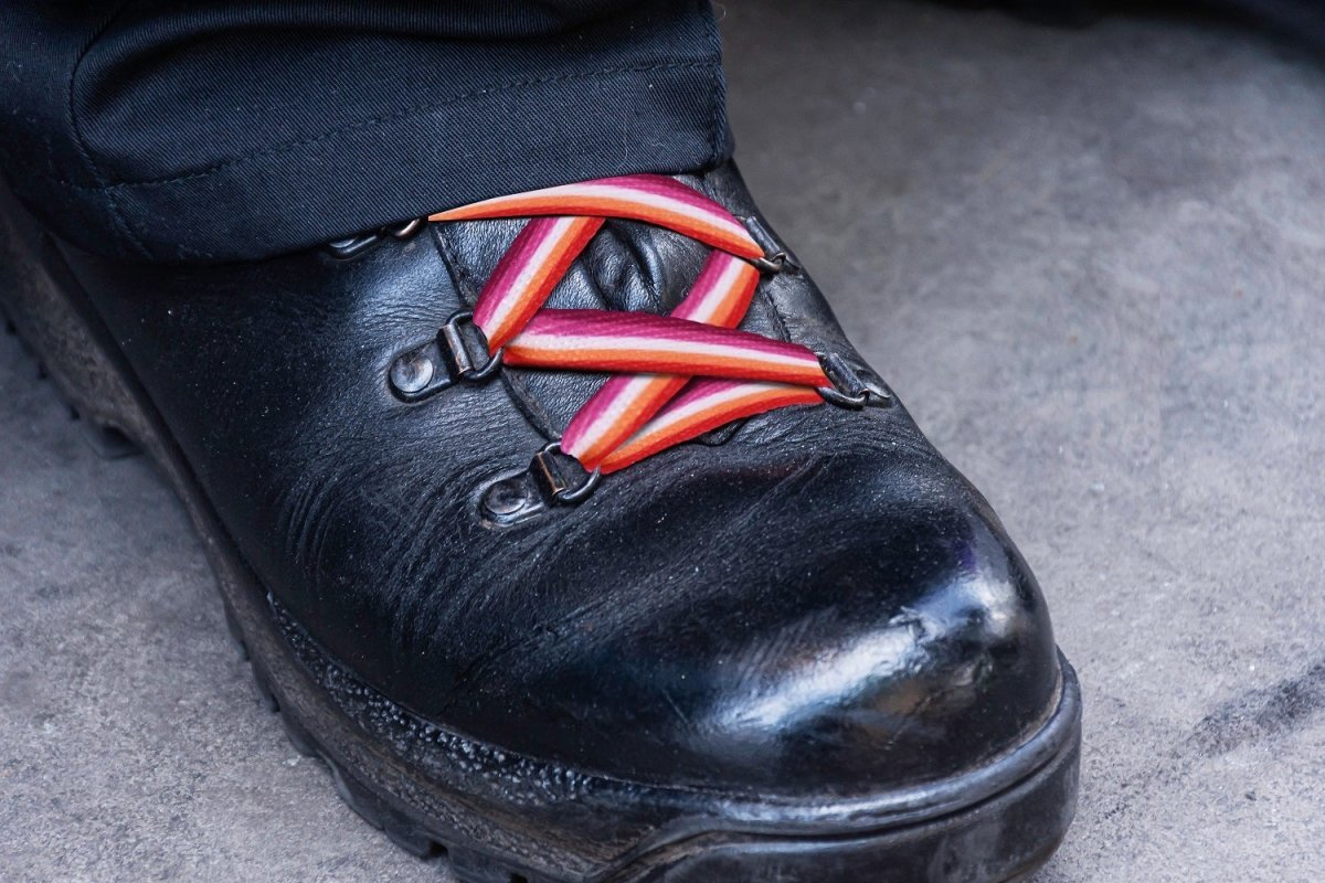 10 Pairs Lesbian Sunset Flag Shoe Laces