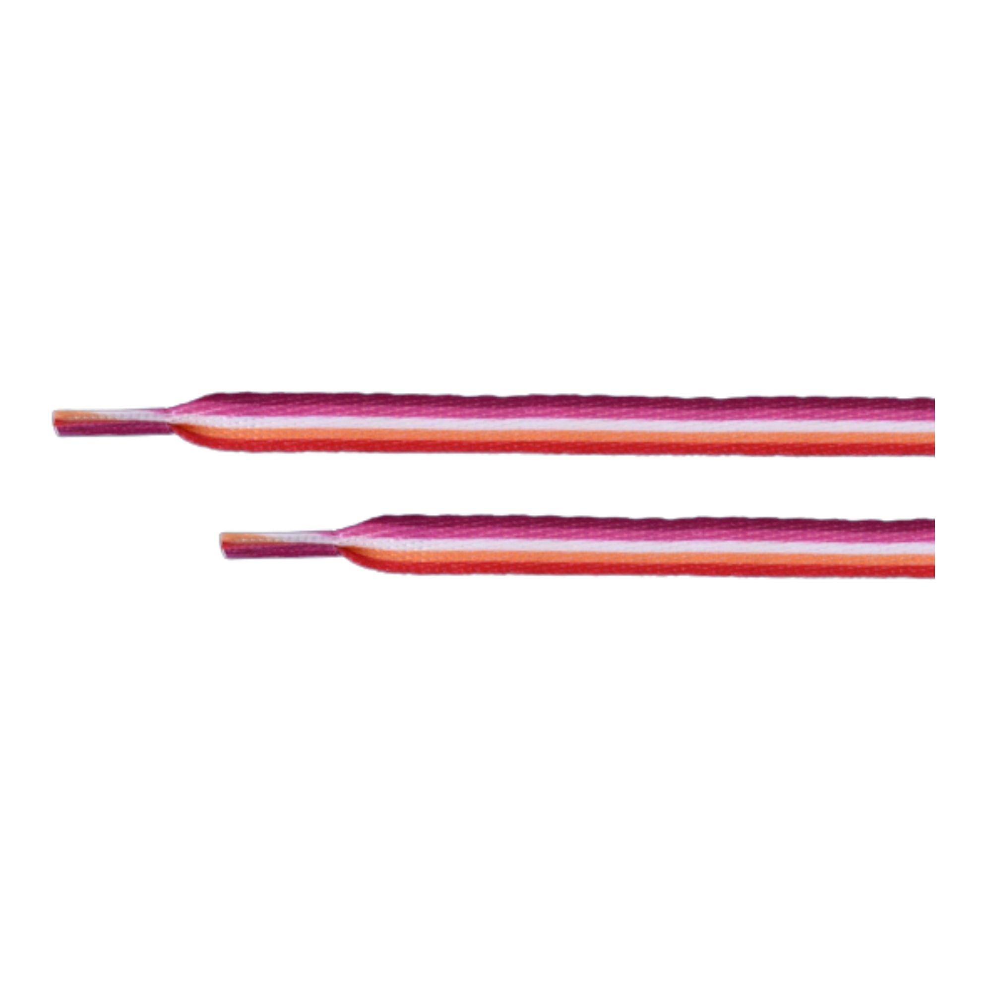 10 Pairs Lesbian Sunset Flag Shoe Laces