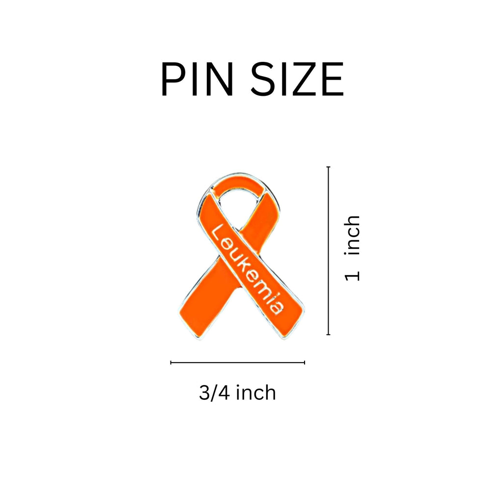 Leukemia Awareness Ribbon Pins